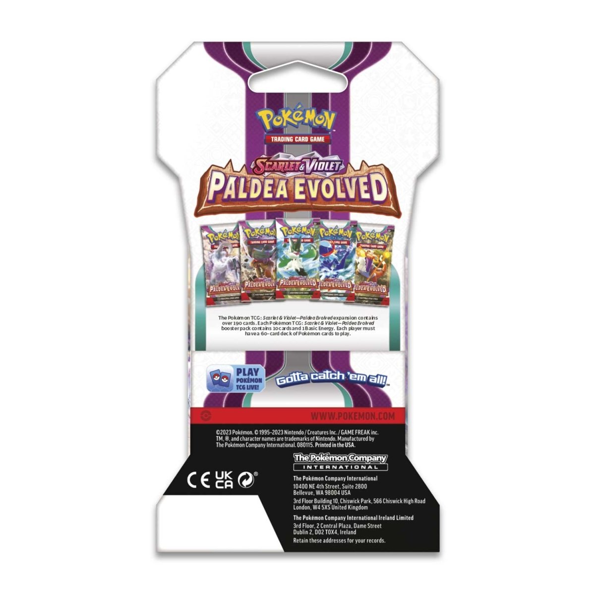 Paldea Evolved - Pokémon Scarlet&Violet Sleeved Booster Pack
