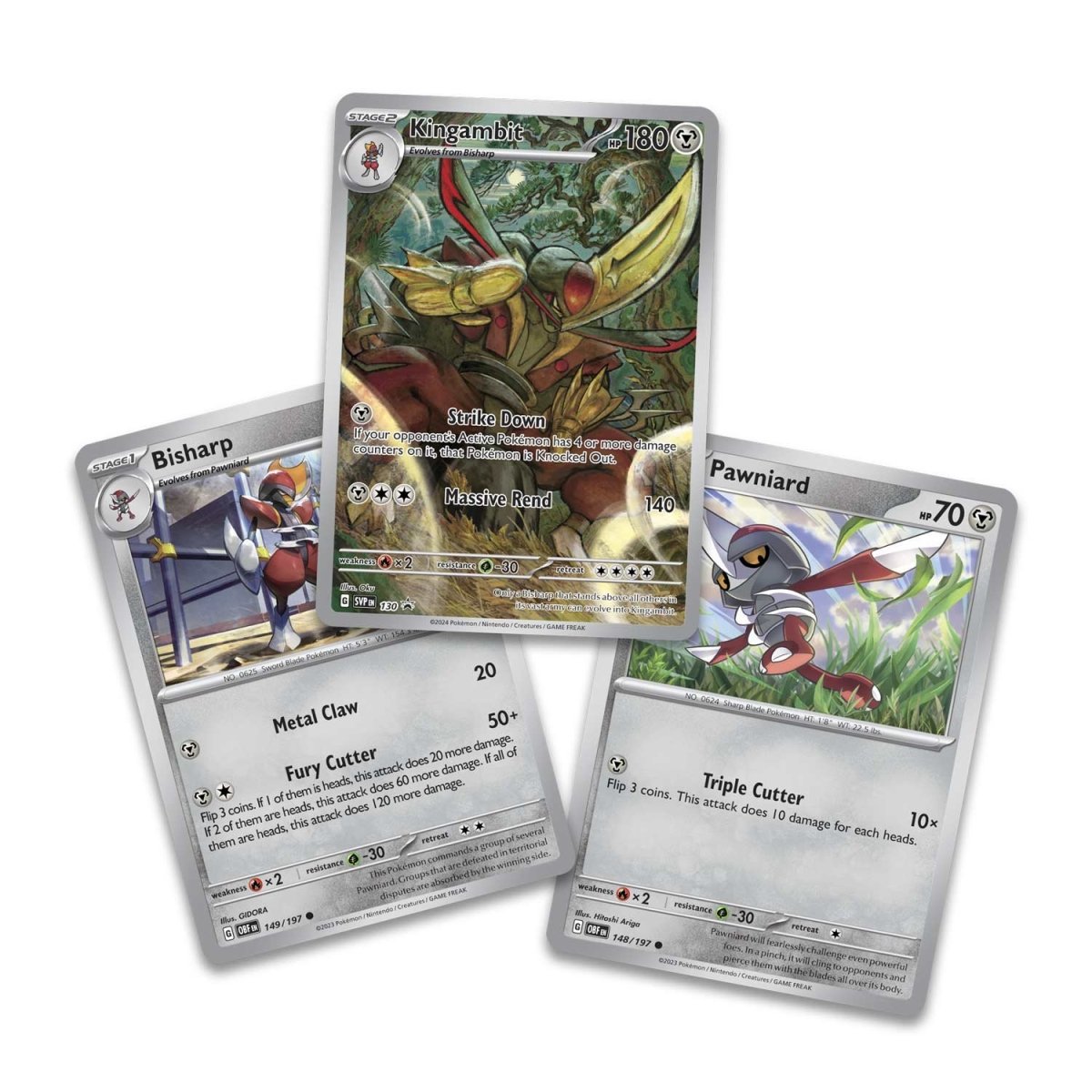 Kingambit Illustration Shrouded Fable Scarlet&Violet Collection