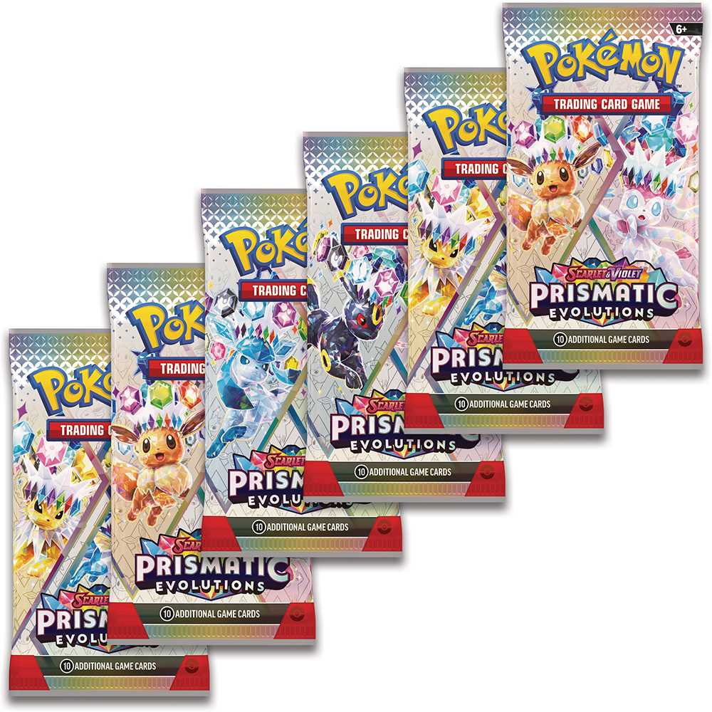 Prismatic Evolutions Scarlet&Violet Booster Bundle - 6 Packs