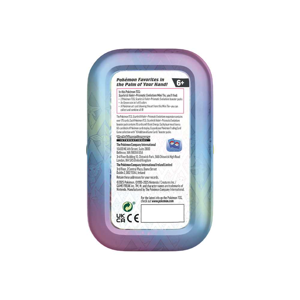 Prismatic Evolutions – Mini Tin