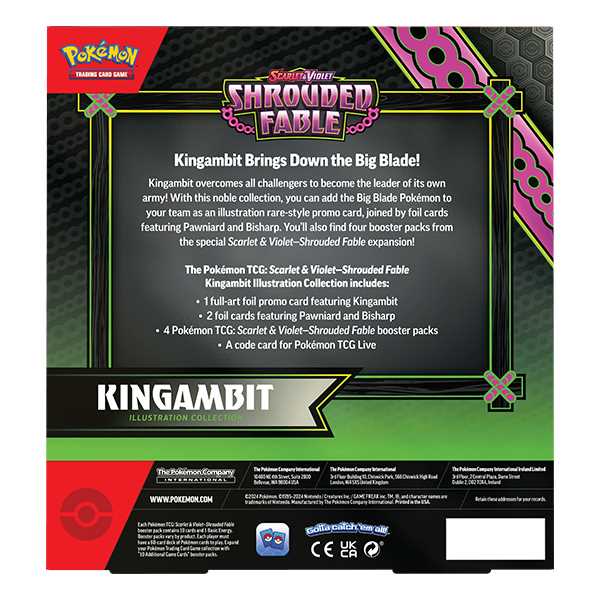 Kingambit Illustration Shrouded Fable Scarlet&Violet Collection