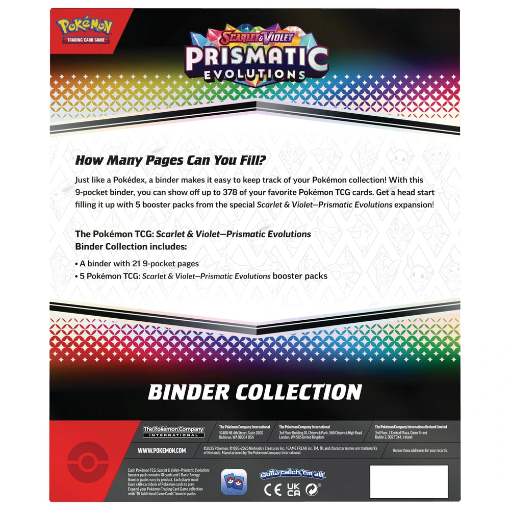 Prismatic Evolution Binder Collection
