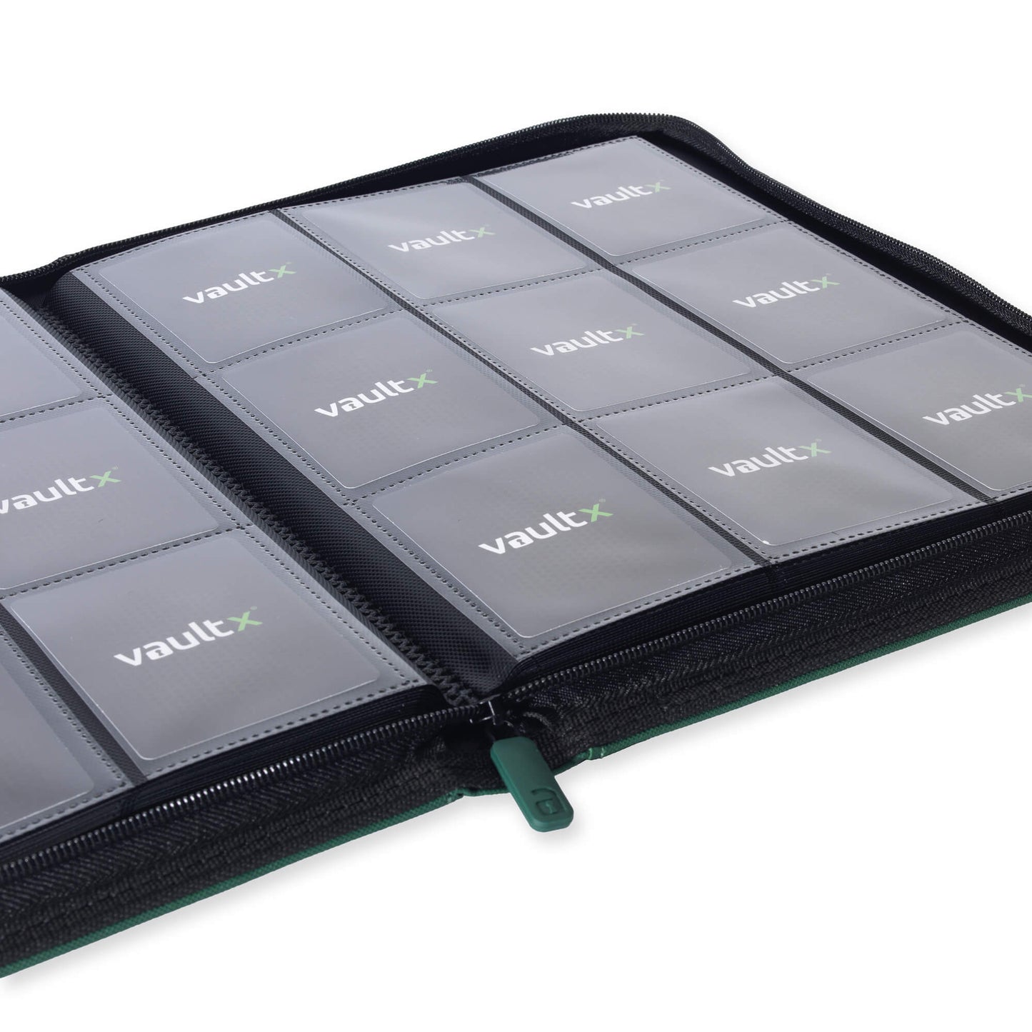 9-Pocket Exo-Tec® Zip Forest Green Binder