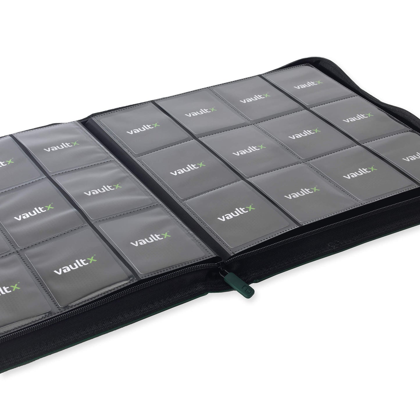 12-Pocket Exo-Tec® Zip Forest Green Binder