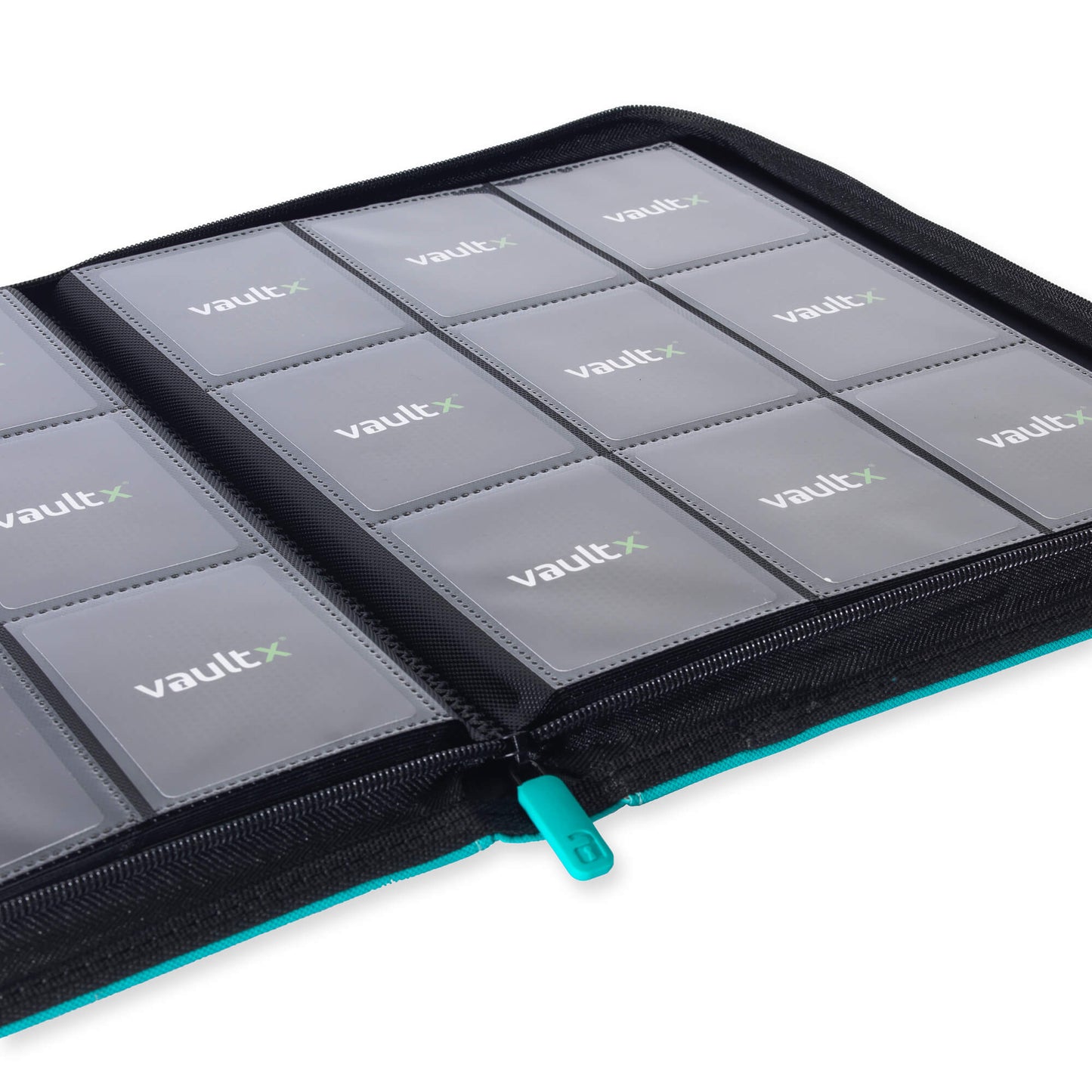9-Pocket Exo-Tec® Zip Ocean Blue Binder