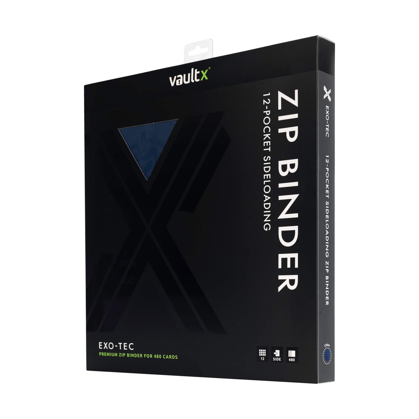 12-Pocket Exo-Tec® Zip Royal Blue Binder