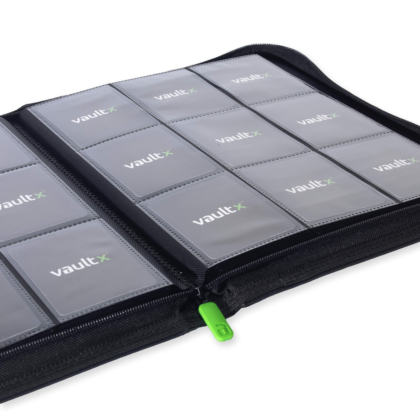 9-Pocket Exo-Tec® Zip Signature Black Binder