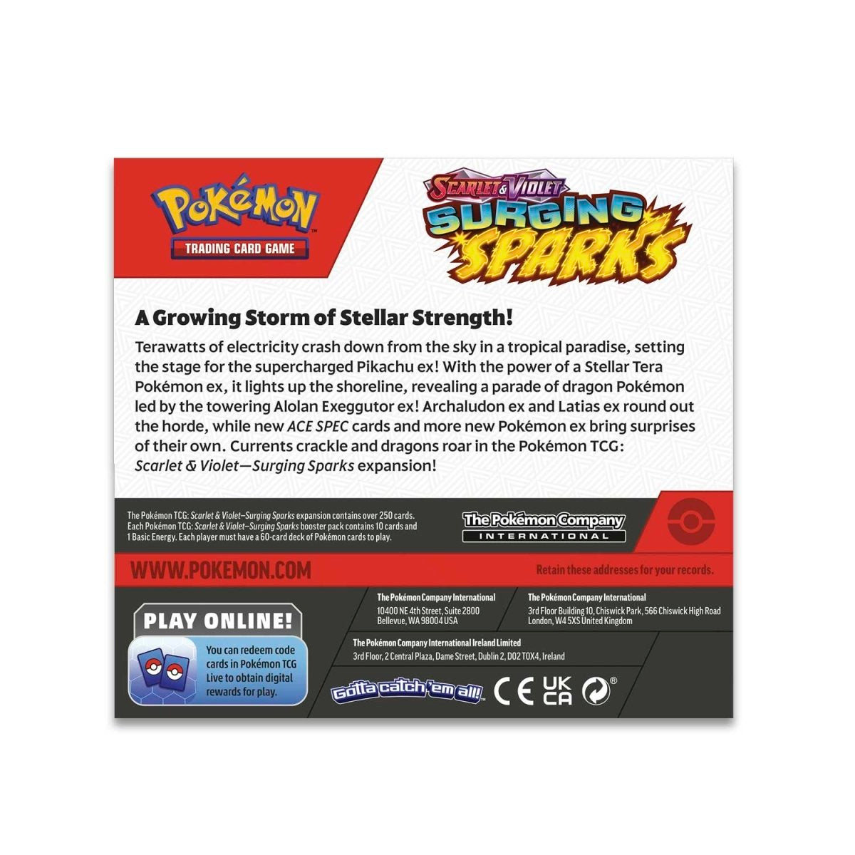 Surging Sparks Scarlet&Violet Booster Box - 36 Packs