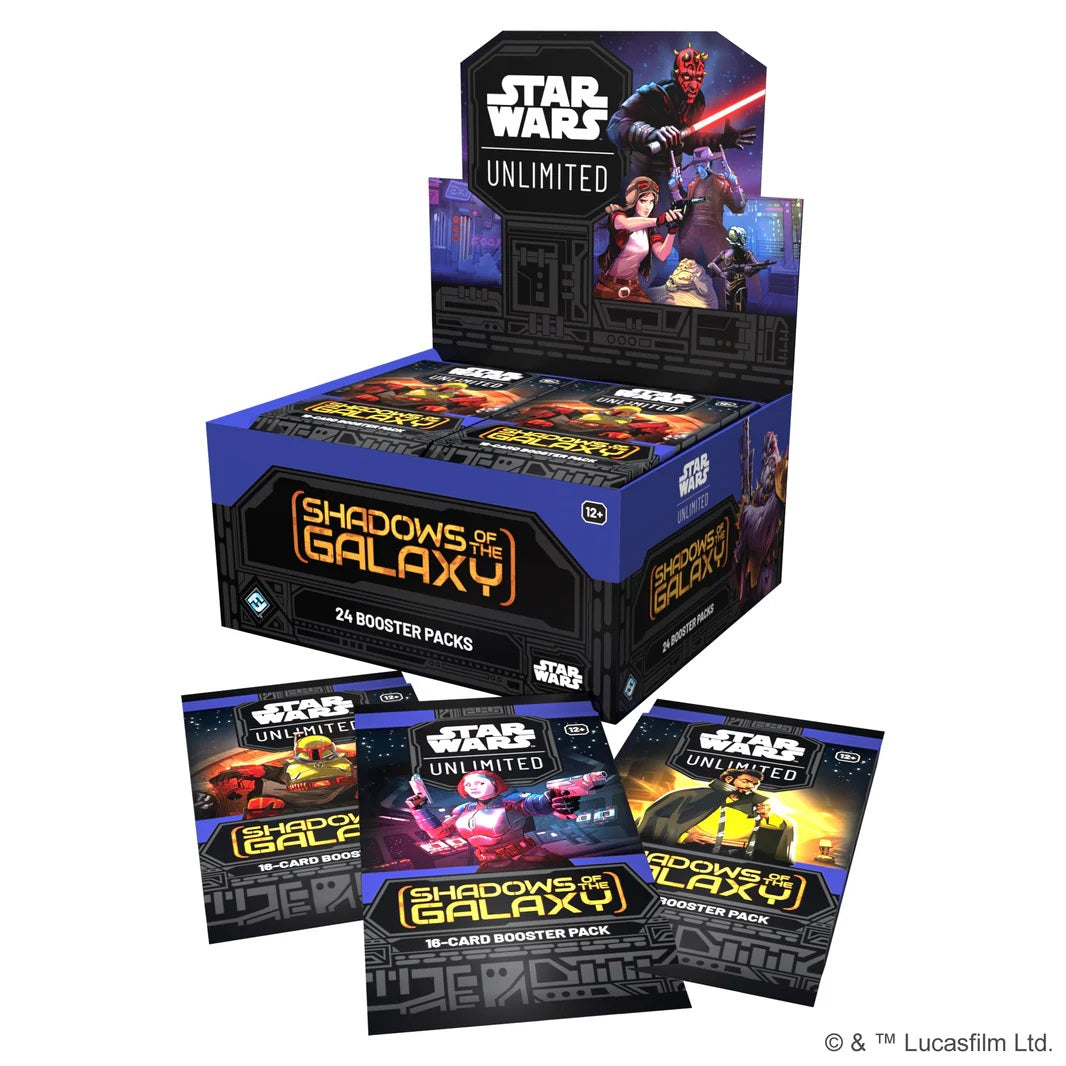 Star Wars Unlimited: Shadows of the Galaxy Booster Display Box (24 Packs)
