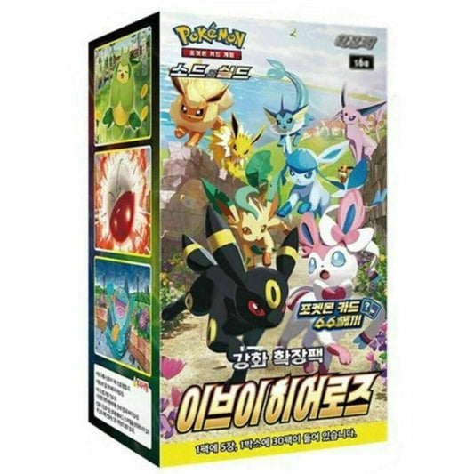 Eevee Heroes S6A Korean Booster Box - 30 Packs