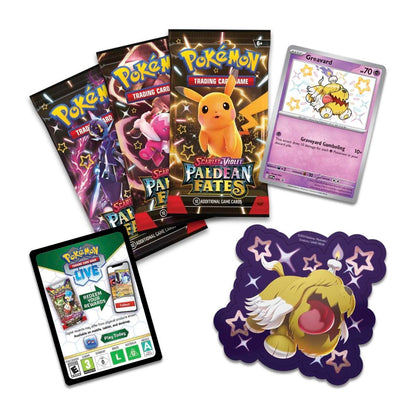 Shiny Greavard Paldean Fates Tech Sticker Collection