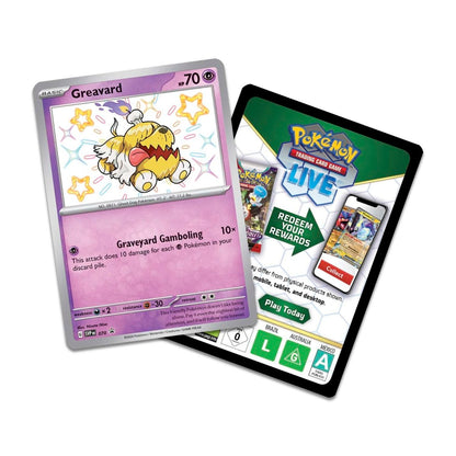 Shiny Greavard Paldean Fates Tech Sticker Collection