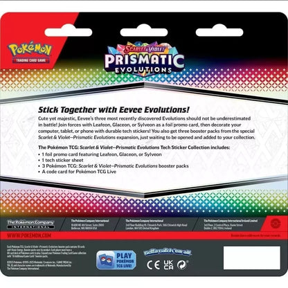 Sylveon Prismatic Evolution Tech Sticker Collection