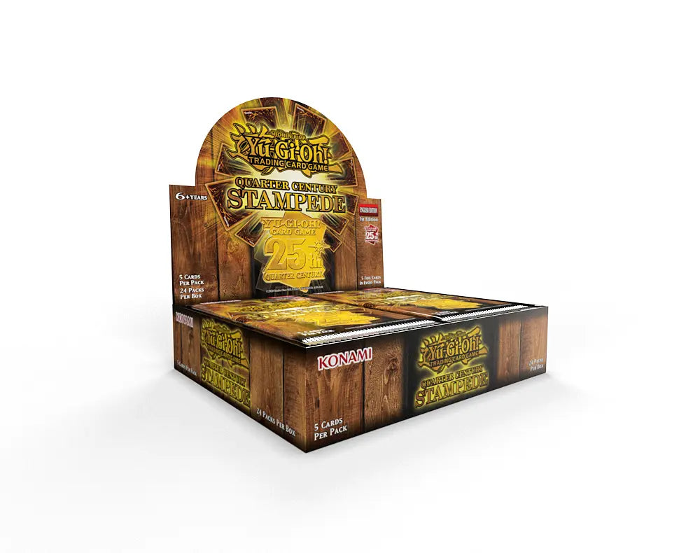 Yu-Gi-Oh! 25th Anniversary Quarter Century Stampede Booster Box (24 Packs)