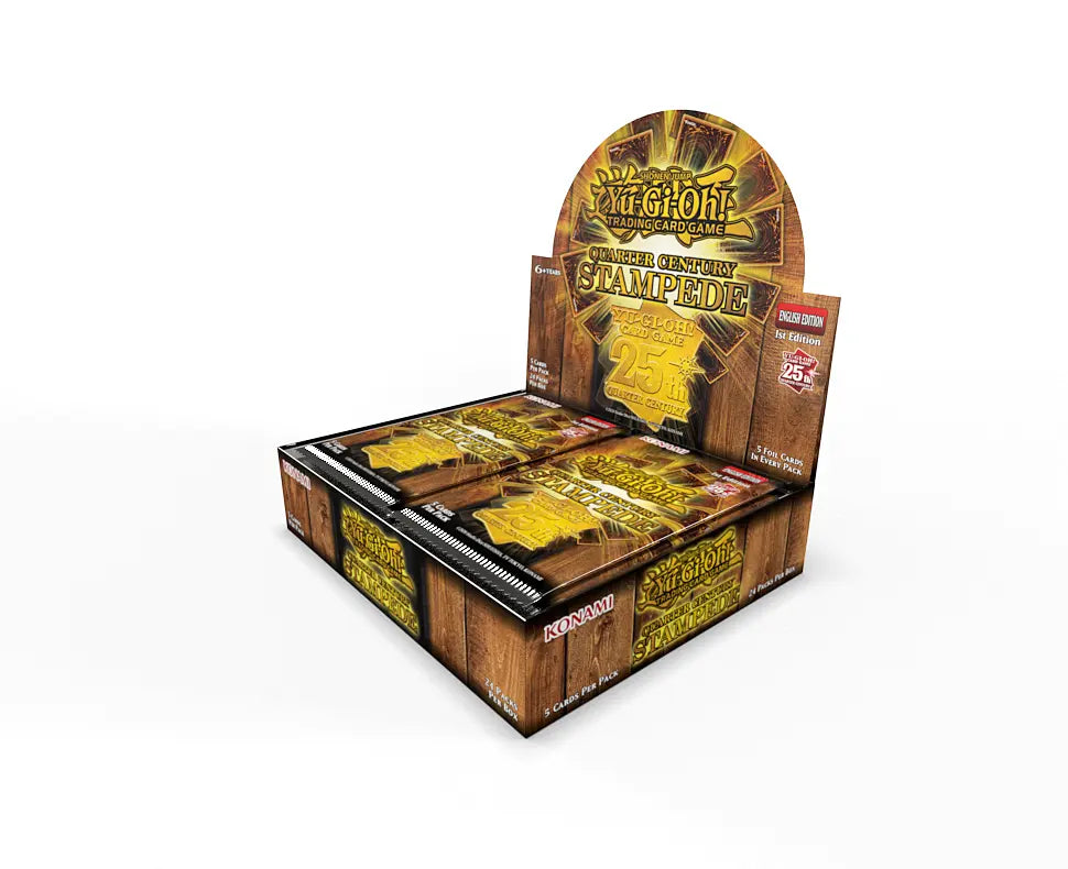 Yu-Gi-Oh! 25th Anniversary Quarter Century Stampede Booster Box (24 Packs)
