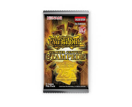 Yu-Gi-Oh! 25th Anniversary Quarter Century Stampede Booster Pack (5 Cards)