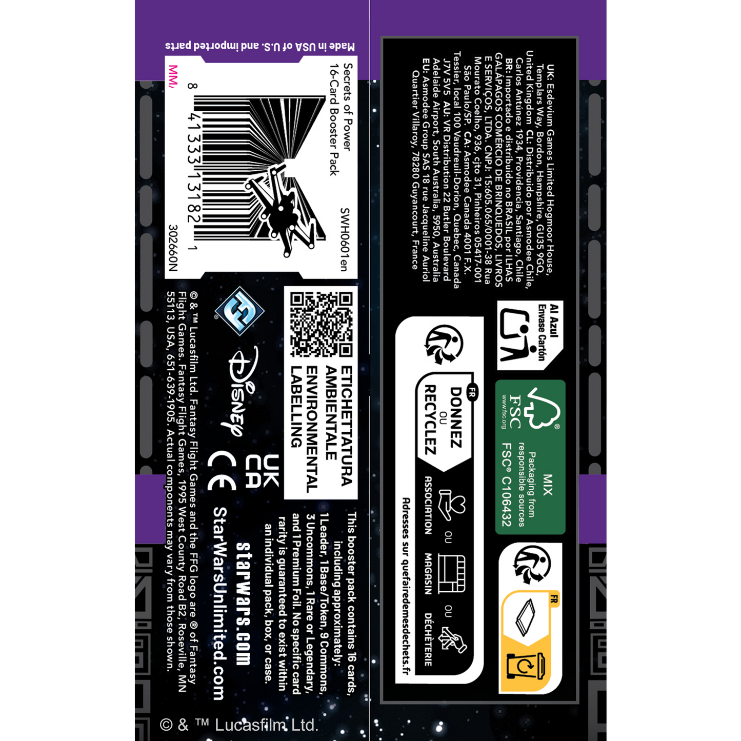 Star Wars: Unlimited Secrets of Power Booster Box