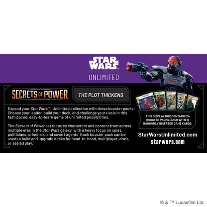 Star Wars: Unlimited Secrets of Power Booster Box