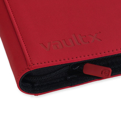 4-Pocket Exo-Tec® Zip Fire Red Binder