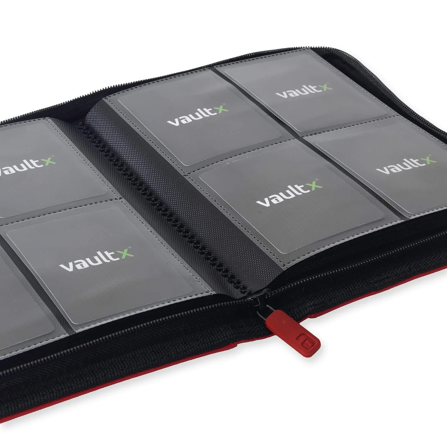 4-Pocket Exo-Tec® Zip Fire Red Binder