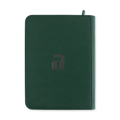 9-Pocket Exo-Tec® Zip Forest Green Binder