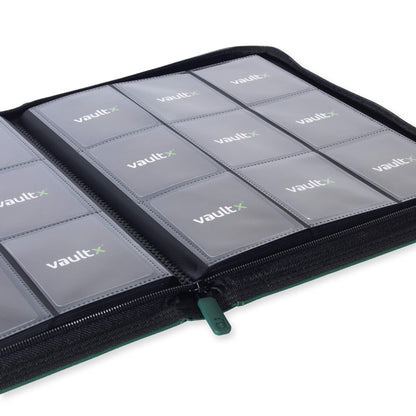 9-Pocket Exo-Tec® Zip Forest Green Binder