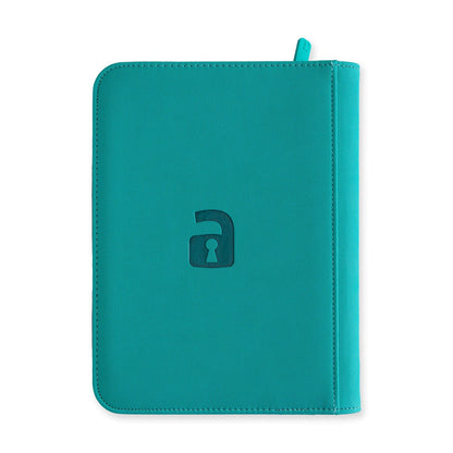 4-Pocket Exo-Tec® Zip Ocean Blue Binder