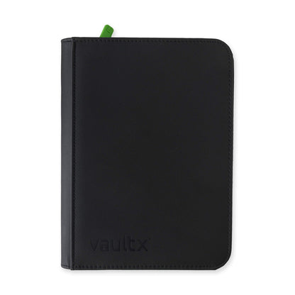 4-Pocket Exo-Tec® Zip Signature Black Binder