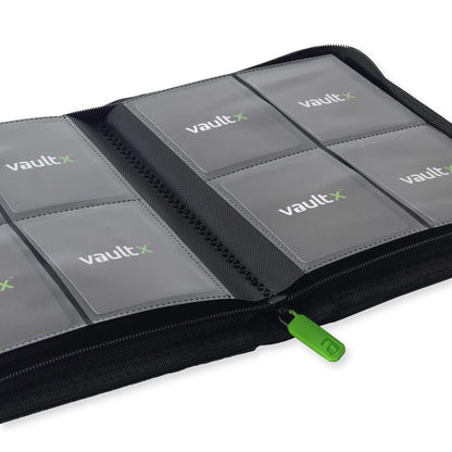 4-Pocket Exo-Tec® Zip Signature Black Binder